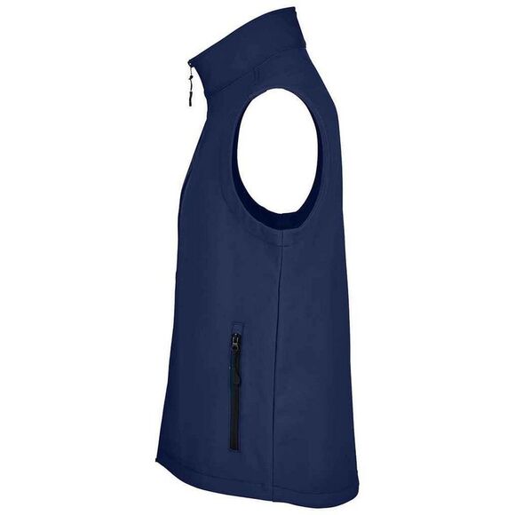 SOLS Mens Race Softshell Body Warmer / French Navy - Picture 2 of 3